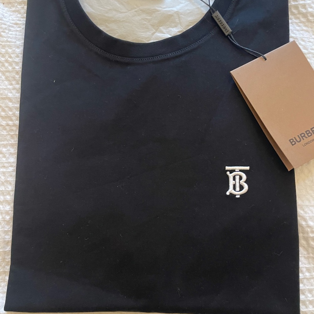 Burberry Black Short Sleeve Tee